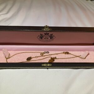 Juicy Couture Gold Charm Necklace